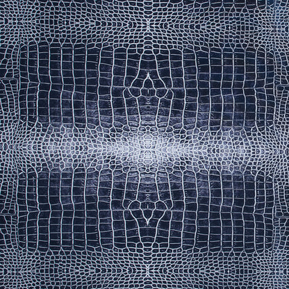 Navy Crocodile Caye UV Protective Compression Swimwear Tricot with Aloe Vera Microcapsules