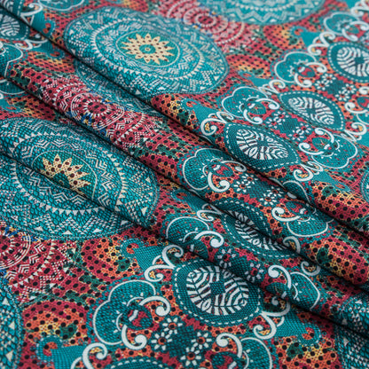 Bohemian Caye UV Protective Compression Swimwear Tricot with Aloe Vera Microcapsules Folded