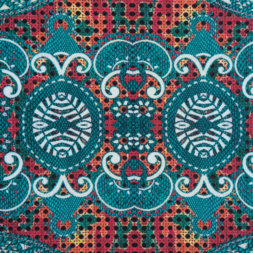 Bohemian Caye UV Protective Compression Swimwear Tricot with Aloe Vera Microcapsules Detail