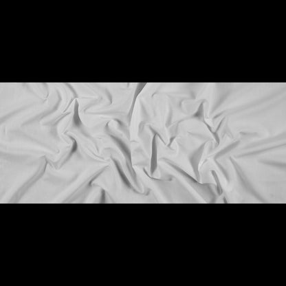White 45" Cotton Muslin Full
