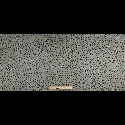 Beige and Black Spotted Silk Organza Full