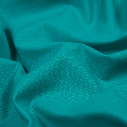 Aqua Green Cotton Woven with Give Detail