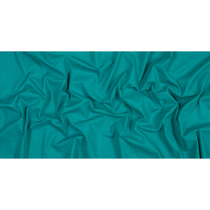 Aqua Green Cotton Woven with Give Full