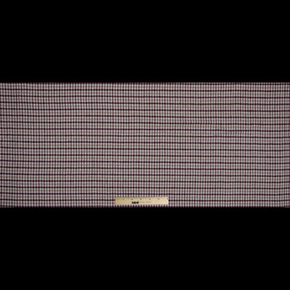 Windsor Wine, Beige and Green Plaid Wool Twill Full