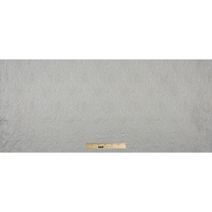 Ivory 3D Floral Jacquard Folded