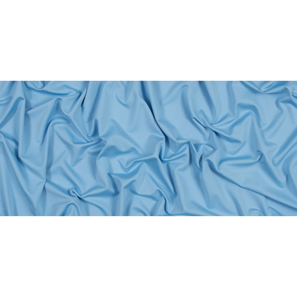 Light Blue Antibacterial and Wicking Polyester Jersey Folded