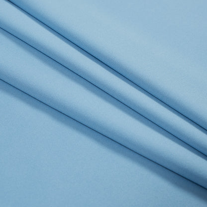 Light Blue Antibacterial and Wicking Polyester Jersey Detail