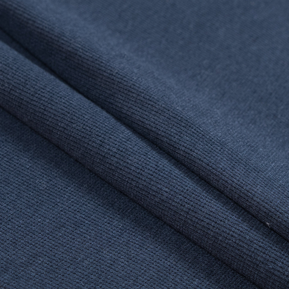 Marine Tubular Bamboo Rib Knit Folded