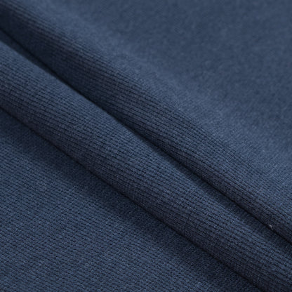 Marine Tubular Bamboo Rib Knit Folded