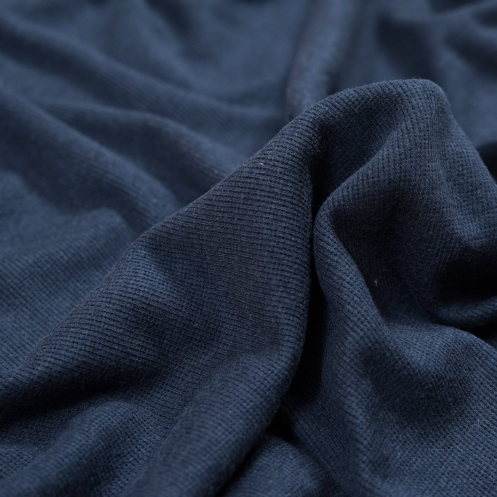 Marine Tubular Bamboo Rib Knit Detail