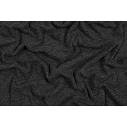 Heathered Charocal Tubular Bamboo Rib Knit Full