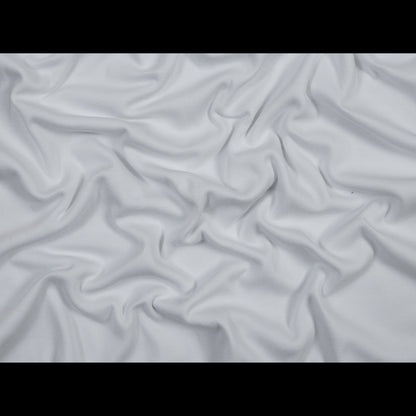 Tubular Bamboo Rib Knit - White Folded