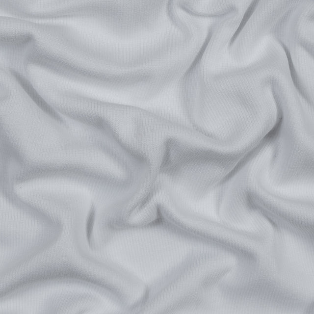 Tubular Bamboo Rib Knit - White