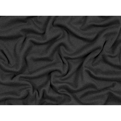 Tubular Bamboo Rib Knit - Black Folded