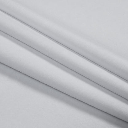 Bamboo and Cotton Stretch Knit Fleece - White - Jessamyn Collection Detail