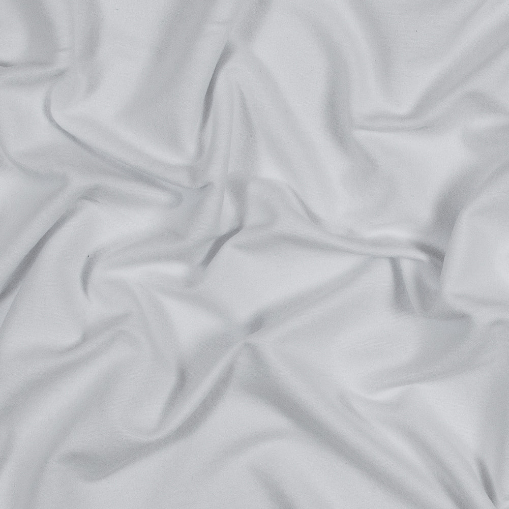 Bamboo and Cotton Stretch Knit Fleece - White - Jessamyn Collection