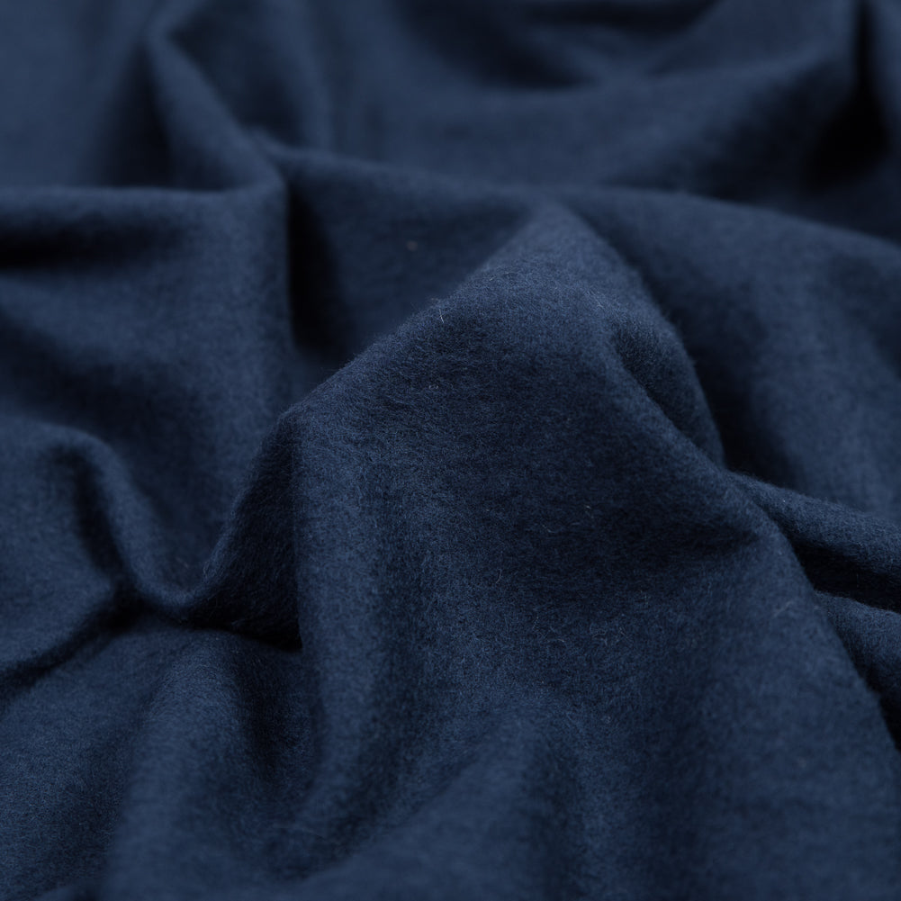 Bamboo and Cotton Stretch Knit Fleece - Navy - Jessamyn Collection Full