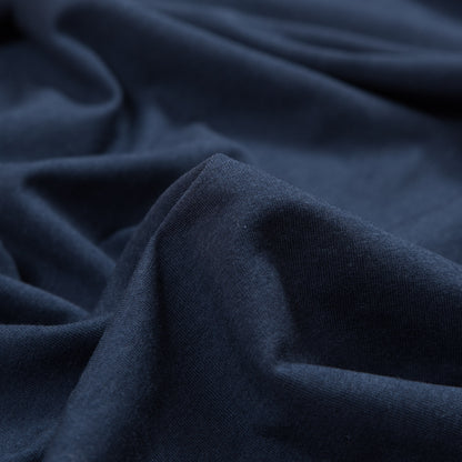 Bamboo Stretch French Terry - Marine - Emei Collection