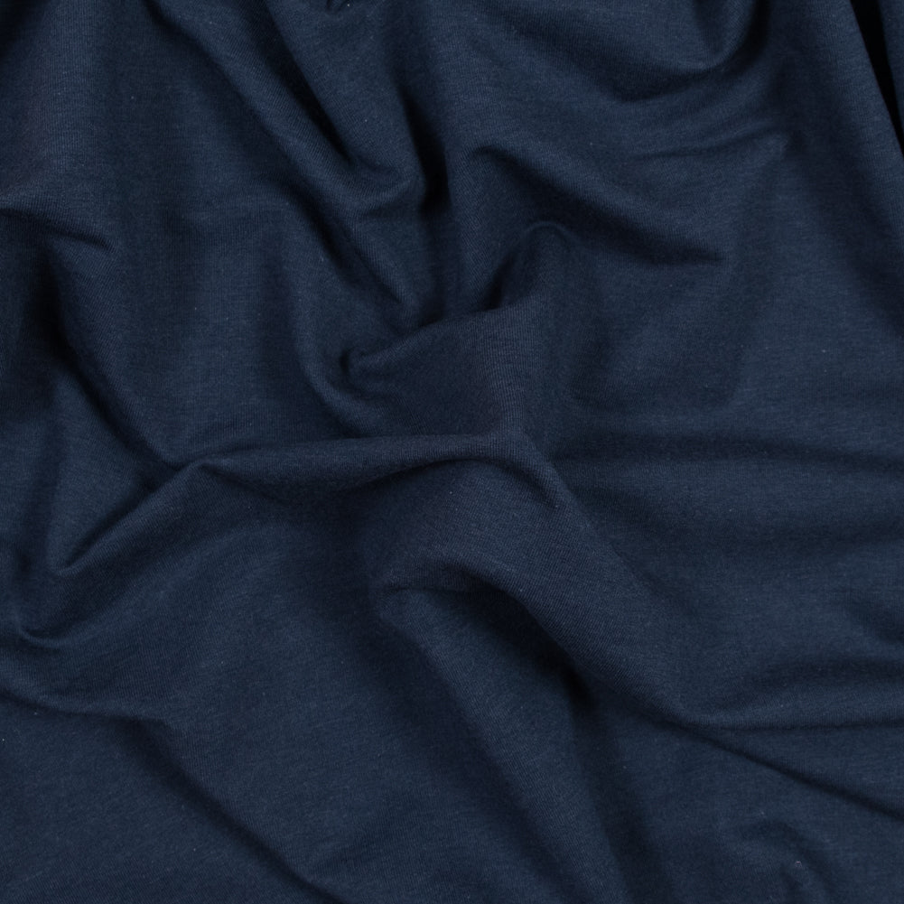 Bamboo Stretch French Terry - Marine - Emei Collection