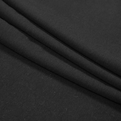 Bamboo Stretch French Terry - Black - Emei Collection