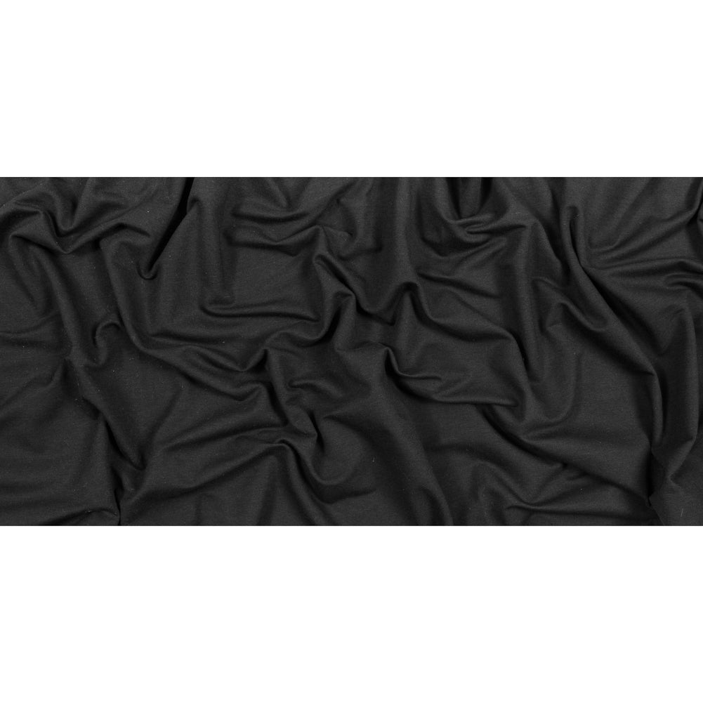 Bamboo Stretch French Terry - Black - Emei Collection
