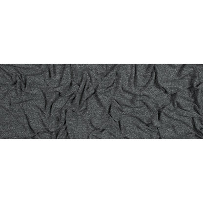 Heather Charcoal Linen and Polyester Knit Full