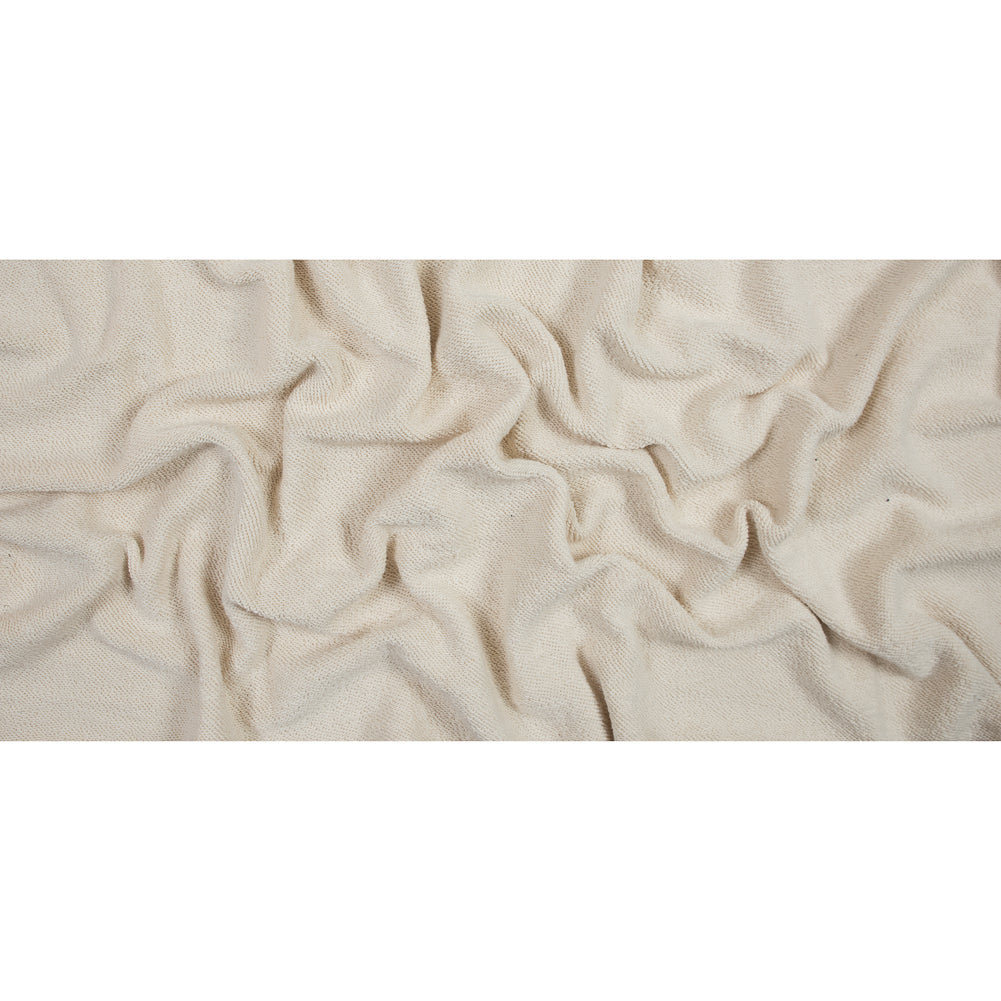 Thick Cotton French Terry - Oatmeal Folded