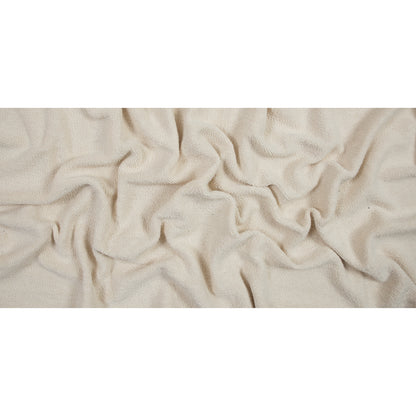 Thick Cotton French Terry - Oatmeal Folded