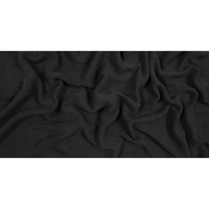 Thick Cotton French Terry - Black Folded