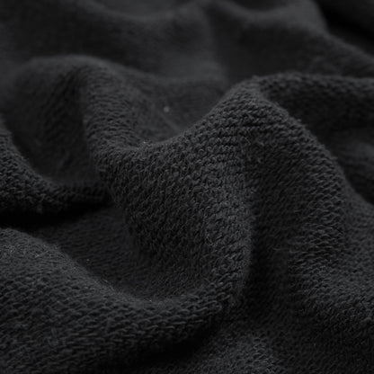 Thick Cotton French Terry - Black Full