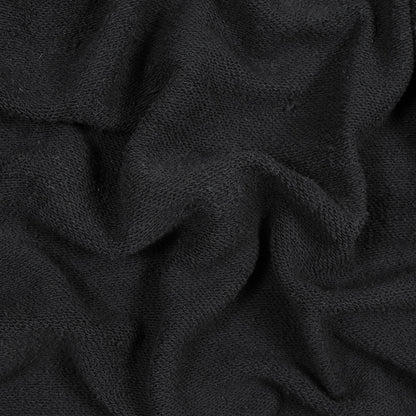 Thick Cotton French Terry - Black