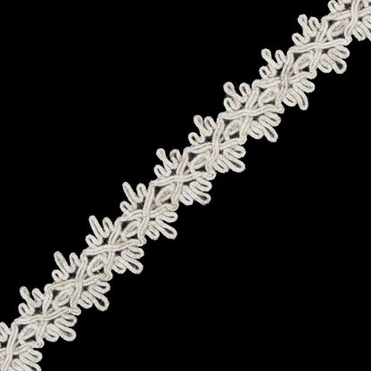 Natural Loosely Braided Cord - 1" Detail