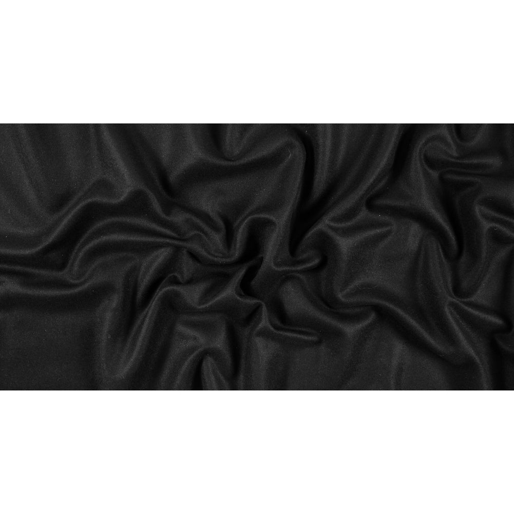 Roberto Cavalli Black Felted Wool Coating Full