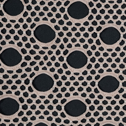 Italian Nude Geometric Novelty Netting Detail