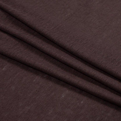 Italian Chocolate Solid Linen Knit Folded