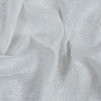 Italian White Crisp Linen Woven