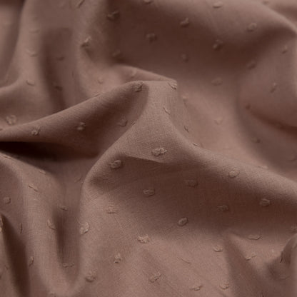 Italian Hazelnut Cotton Swiss Dot Full