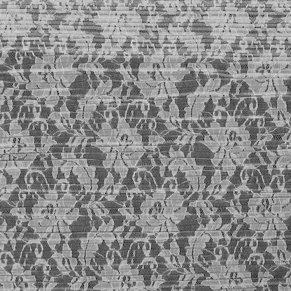 Italian White Floral Pleated Lace
