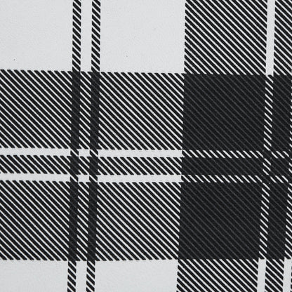 Edun Medium Plaid Stretch Lamb Leather Detail