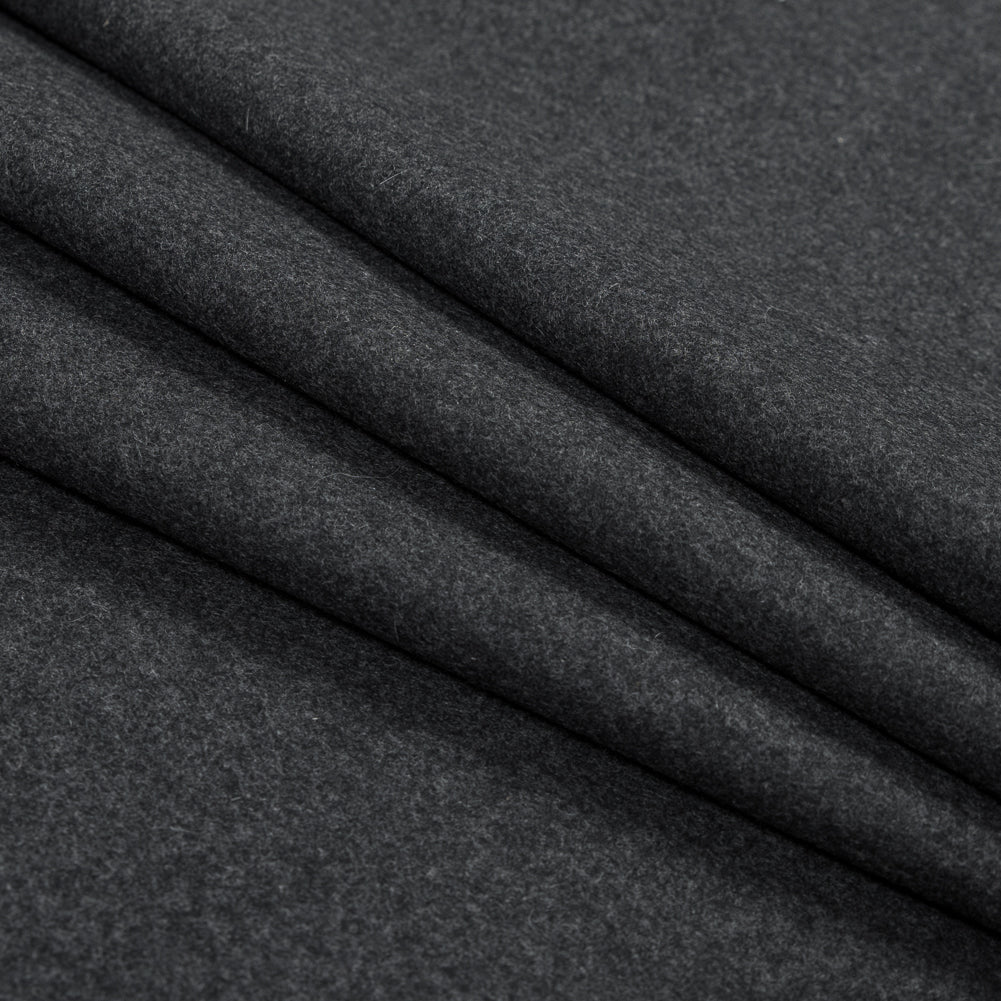 Italian Charcoal Wool Coating