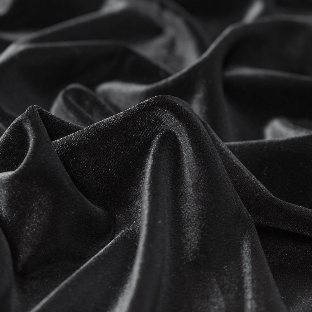 Stretch Velour - Black - Persica Collection Full