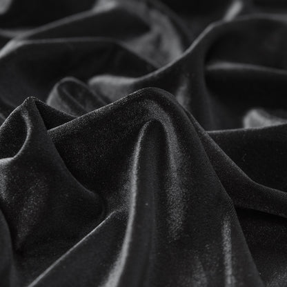 Stretch Velour - Black - Persica Collection Full