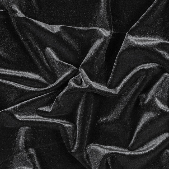 Stretch Velour - Black - Persica Collection