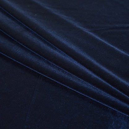 Stretch Velour - Navy - Persica Collection Detail