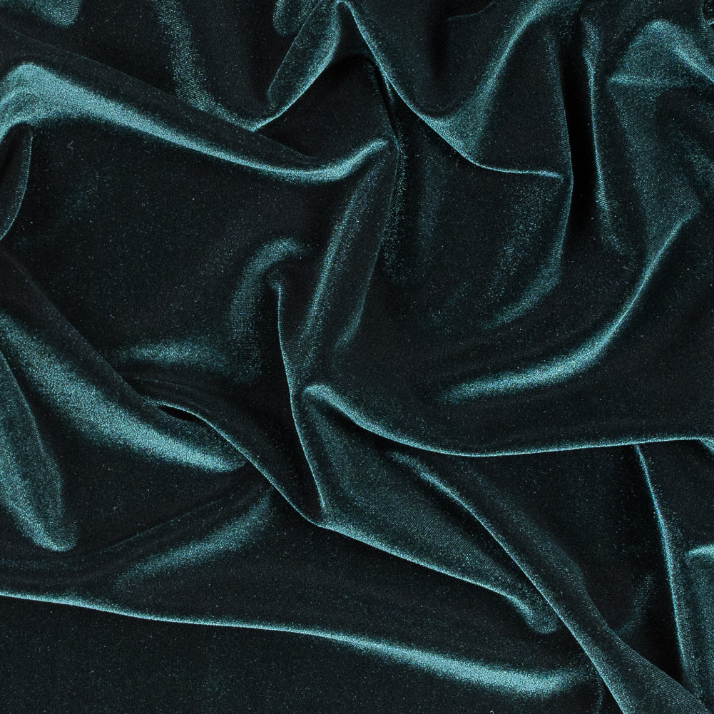 Stretch Velour - Hunter Green - Persica Collection