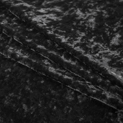 Stretch Crushed Velour - Black Detail