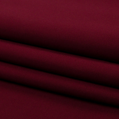 Stretch Ponte Knit - Burgundy - Papilio Collection Folded