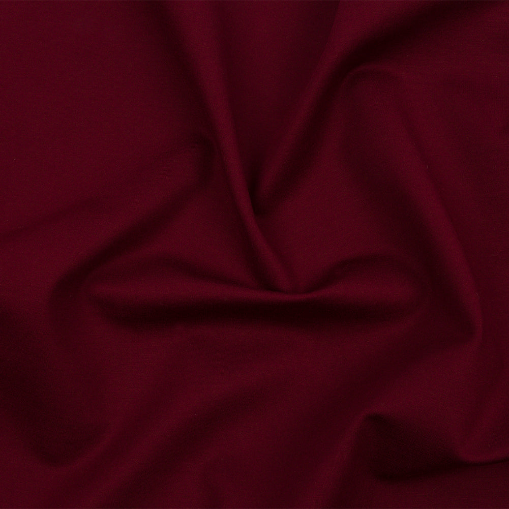 Stretch Ponte Knit - Burgundy - Papilio Collection