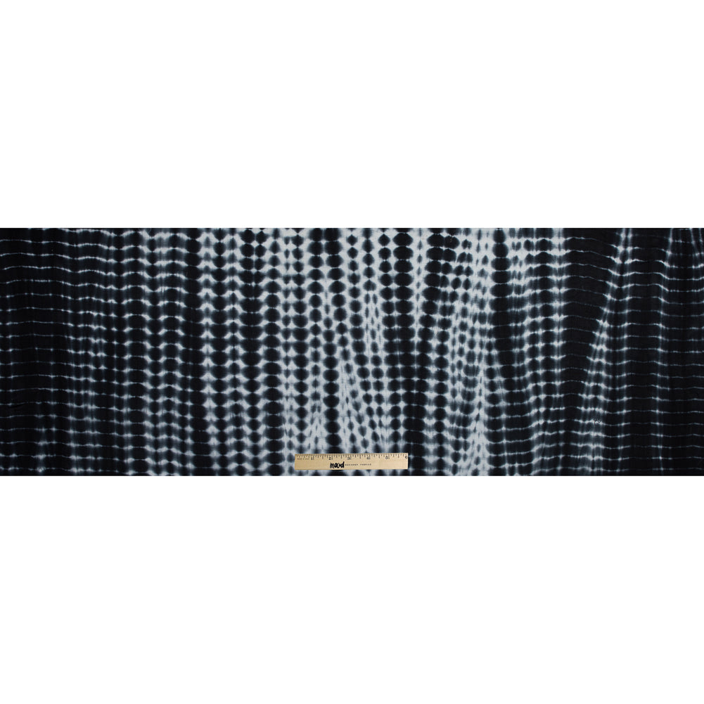 Black Tie Dye Rayon Jersey Full
