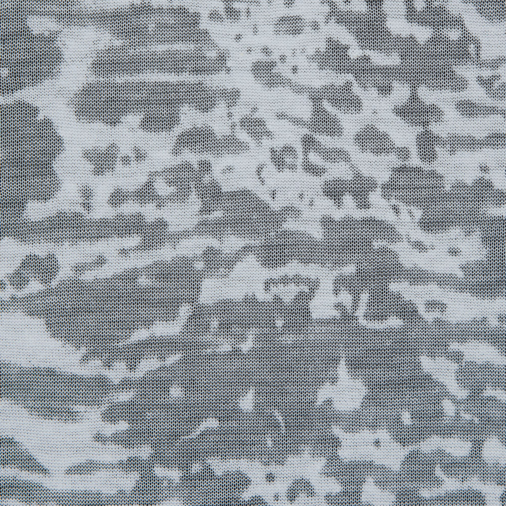 Ivory Abstract Burnout Jersey Detail